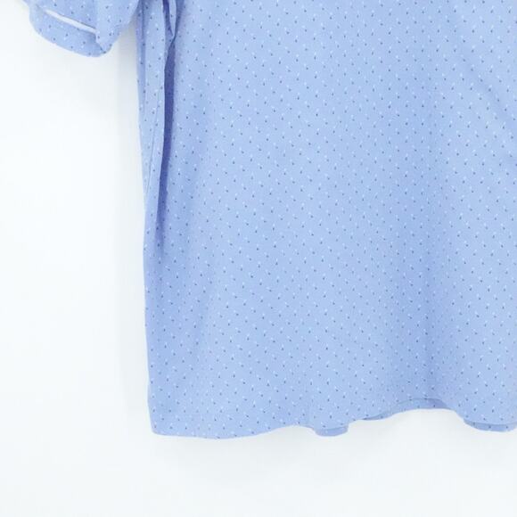 Polo Ralph Lauren Shirt Mens Large Blue Polo RL Pattern Short Sleeve Classic Fit - Picture 7 of 15